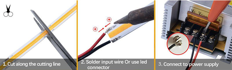 Step-by-Step Guide to Cut COB LED Strips