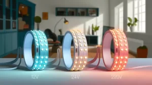 Rubans LED haute efficacité 12V vs 24V vs 220V