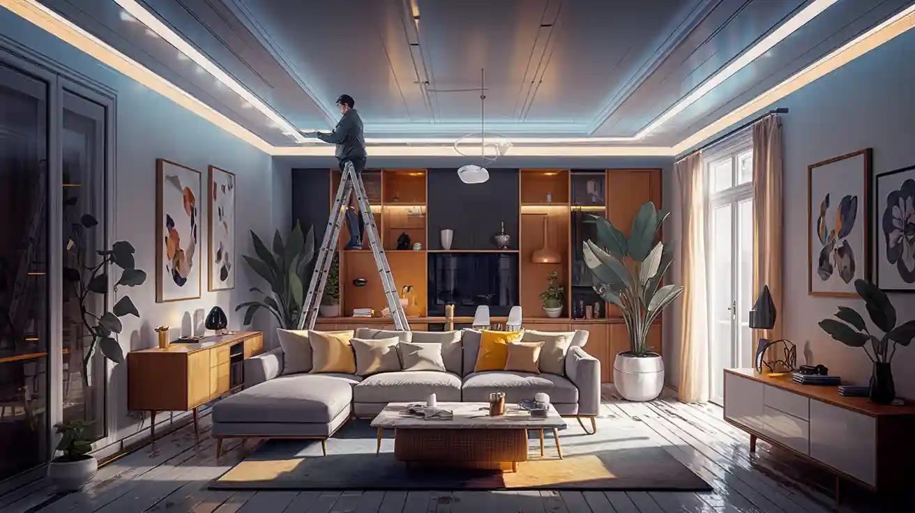Guía para instalar tiras LED de espectro completo en interiores