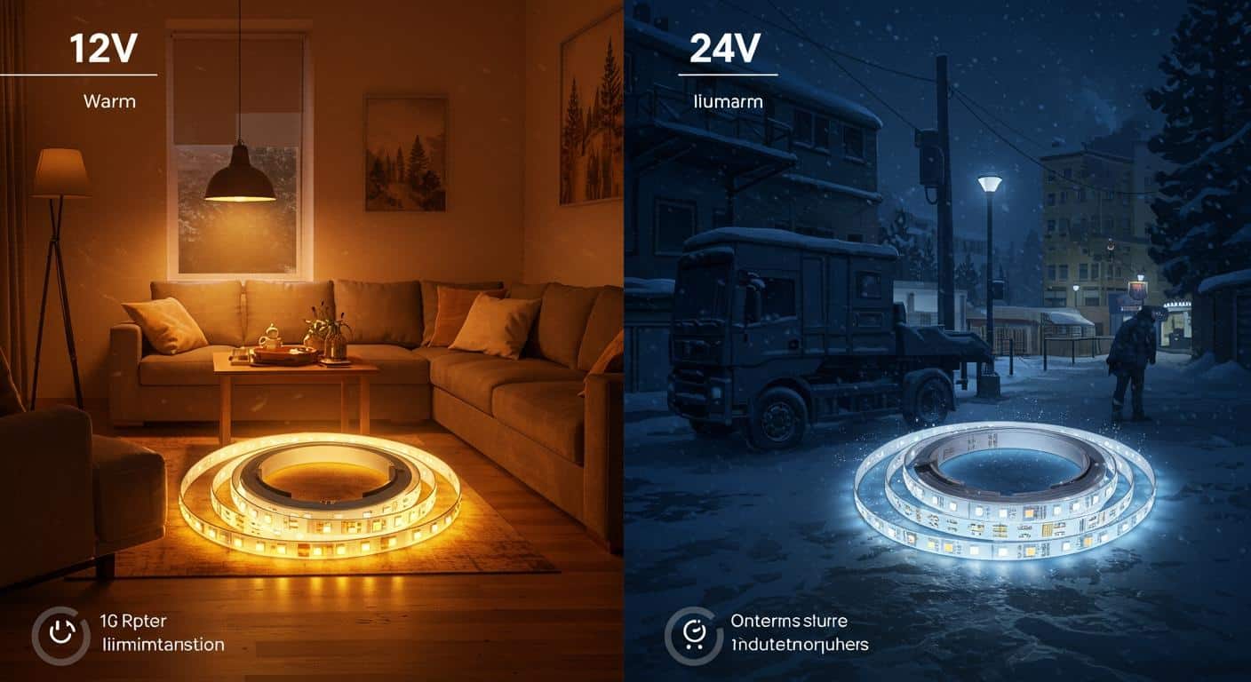 12V vs 24V LED Strip Lights Which One Should You Choose
