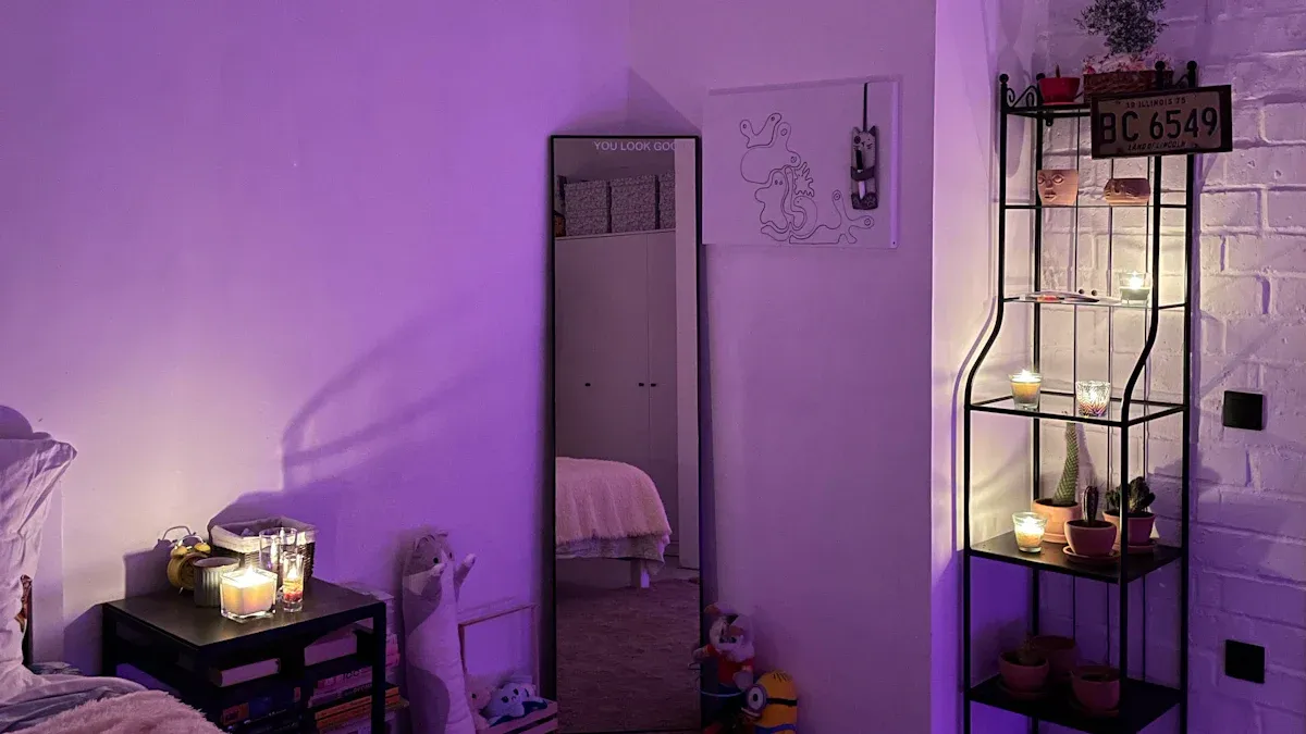 Bedroom Ambiance with LED Strip Lights