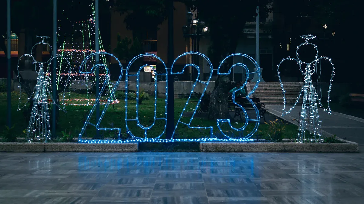 Outdoor Neon Rope Light Ideas