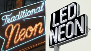 Comparing Traditional Neon Signs and LED Neon Signs