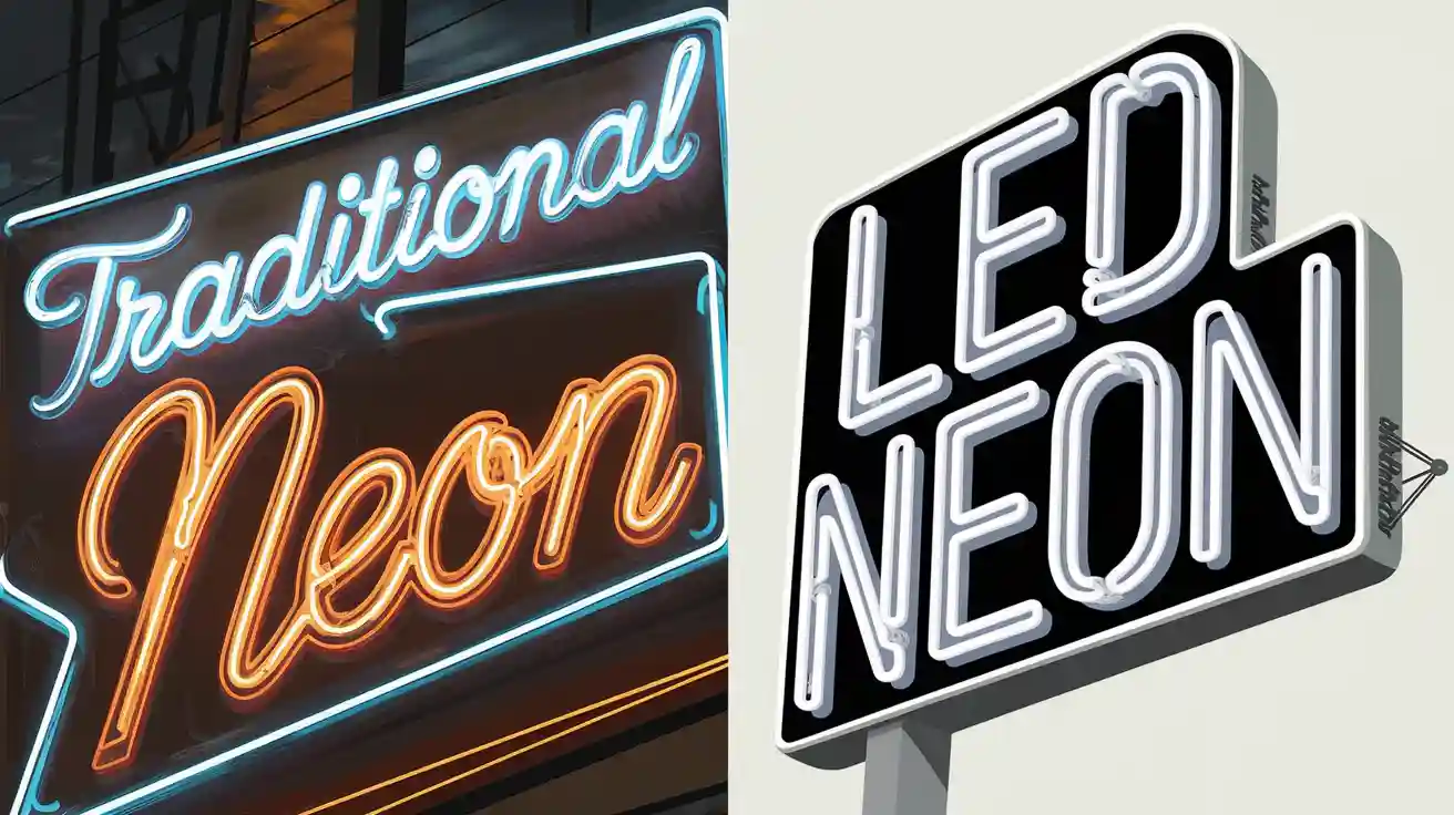 Comparing Traditional Neon Signs and LED Neon Signs