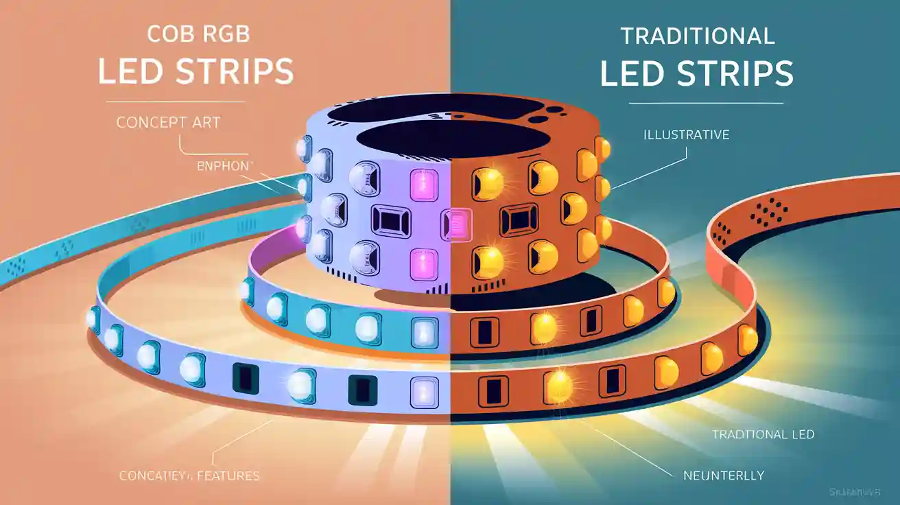 A Side-by-Side Look at COB RGB and Traditional LED Strips